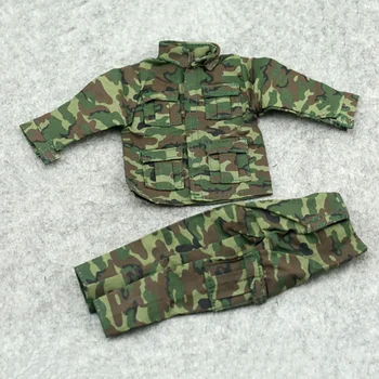 1/6 Scară Soldat Bărbați În Uniformă Militară Haine De Sex Masculin Costum De Camuflaj Îmbrăcăminte Pentru 12
