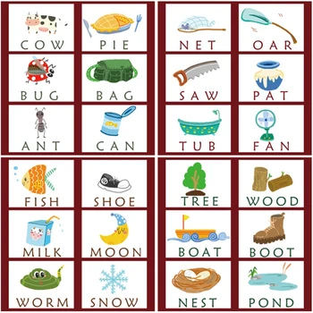 1 Set Joc Alfabet pentru Copii, Alfabet Preșcolar Ortografie și de Potrivire Card de Jucării, Scrabble Joc de Învățare 2023