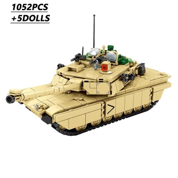 1052PCS Rezervor Bloc Jucărie Mini Model Vehicul Băiat de Învățământ Bloc Militarys Compatibil LegoINGlys Caramida 178889