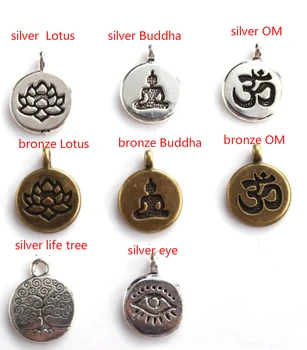 108 margele 8mm elastic reglabil Lotus pomul vieții lui Buddha OM Chakra ochi Reiki agat, Onix Yoga Brățară colier ghj4f 219