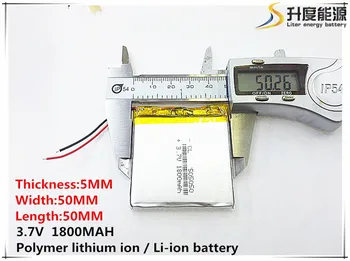 10buc [SD] 3.7 V,1800mAH,[505050] Polimer litiu-ion / Li-ion pentru JUCĂRIE,POWER BANK,GPS,mp3,mp4,telefon mobil,vorbi 4120