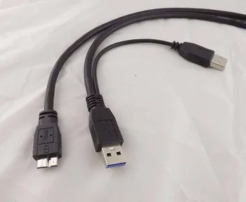 10buc USB 3.0, UN Bărbat Micro USB 3.0 B Y cablu Cablu Pentru Toshiba Hard Disk Extern Disc 50cm 671