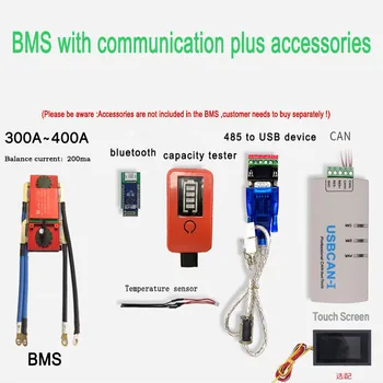 10S 24V LTO BMS 300A400A cu Bluetooth APP telefon RS485 CANbus NTC UART GPS pentru LTO Baterii 2.3 2.4 V V conectat în 10 serii 4466
