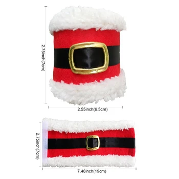 1buc Moș Crăciun Haine Servetele Dress Up Set Decor de Crăciun Consumabile Festival Petrecere Ornamente de Crăciun Cadou de Anul Nou 696