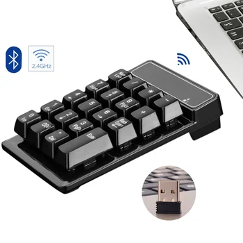 2.4 GHz Mini USB Wireless Tastatura Numerică 19 Tastele de Numărul Pad Numpad Receptor Pentru Windows XP/7/ 8 pe Laptop Calculator PC SGA998 54