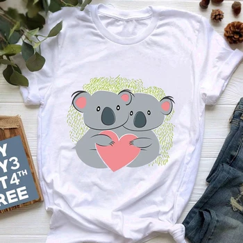 2020 animal Ropa mujer koala Estetice Tricou Femei O Gâtului Maneca Scurta de Vara Tricou Plus Dimensiunea Femei Tricou Tops_T-Shir 176617