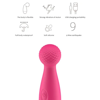 2020 Puternic AV Vibrator Magic Vagin Bagheta Stimulator Clitoris Vibratoare Jucarii Sexuale pentru Femei punctul G pentru Masturbator USB Penis artificial 5715