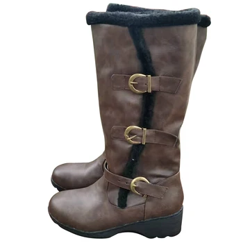 2021 Design de Brand Nou Stil Britanic Adaugă Blana Cald și Confortabil Pantofi pentru Femeie Cizme Platforma Concis la Modă INS Dropship Doamnelor Cizme 2547