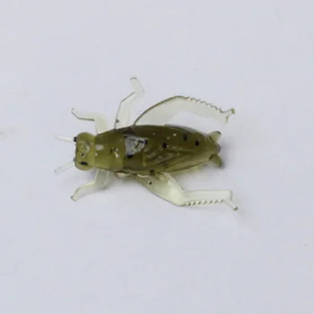 20buc 0,8 g 2cm Moale de Pescuit, Momeli de Pescuit Ușor de Cricket Insecte Atrage Simulare Momeli 1973