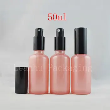 50ml sticla roz lotiune crema pompa de sticle,50g ulei esențial pompa recipient de sticlă reîncărcabile sticla, ( spray cu pompa este disponibil ) 4543