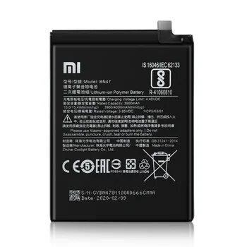 5pcs/lot XiaoMi Baterie BN47 3900mAh pentru Xiaomi Redmi 6 Pro / Km A2 Lite Originale de Înaltă Calitate Telefon Li-ion Batteria +Instrumente Gratuite 50