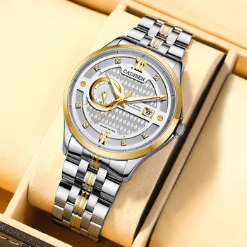 CADISEN Top Brand de Lux Ceasuri Barbati MIYOTA 8217 Automat Mechanical Ceas de Design de Moda din Oțel Inoxidabil Ceas reloj hombre 260