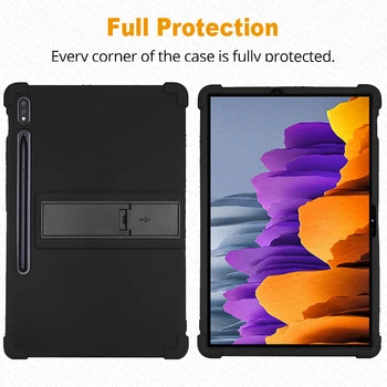 Copilul Kickstand Caz de Siliciu Pentru Samusng Galaxy S7 11 inch 2020 SM-T870 T875 T876 Tableta Caz Înveliș rezistent la Șocuri Acoperi Caz 3589