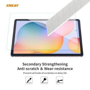 ENKAY Pentru Samsung Galaxy Tab S6 Lite 10.4 P610 / P615 Film 0.33 mm 9H Duritate de Suprafață 2.5 D Explozie-dovada Sticlă Călită Film 870