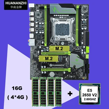 HUANANZHI X79 Super Placa de baza CPU RAM pentru Jocuri Dual M. 2 SSD Slot CPU Xeon E5 2650 V2 RAM 16G(4*4G) RECC 2 Ani Garantie 7517