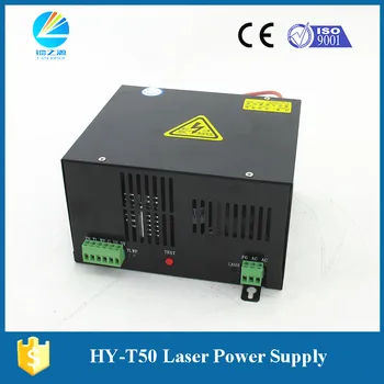 HY-T50 cu Laser de alimentare 30-50W pentru CO2 de sticla cu tub laser masina de debitat 10974