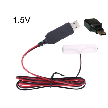 LR6 AA Eliminator de Baterie USB Tip C Cablul de Alimentare pentru Craciun cu LED-uri de Lumină 270B 11942