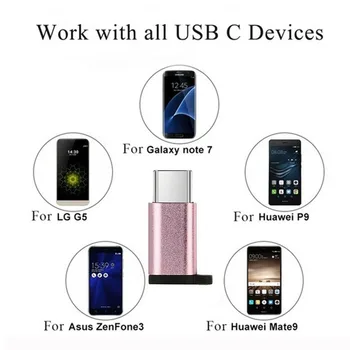 Mai nou Tip-C Pentru Micro USB Adaptor Conector OTG USBC Cablu Adaptor Pentru Samsung Huawei, Xiaomi USBC Cablu de Încărcare de Transfer de Date 582