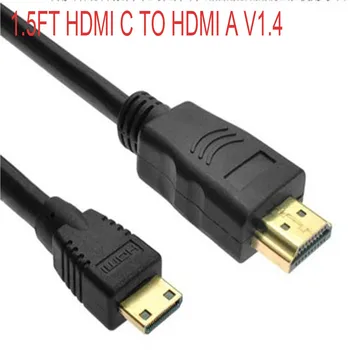 Mini compatibil HDMI C de sex masculin LA HDMI compatibil cu Un bărbat v1.4 HD Tip C HD VIDEO cablu PENTRU Panasonic Camera Camer 2277