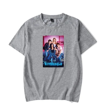 Noi Riverdale Bărbați și Femei de Moda de Vara TV T-Shirt Fierbinte Riverdale Maneca Scurta Casual Băiat/Fată de Moda de Top Albastru 2467