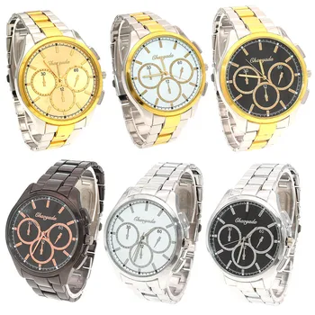 Noul Ceas de Lux de Moda din Oțel Inoxidabil Ceas pentru Om Cuarț Analogic Încheietura mîinii Ceas Orologio Uomo Vânzări la Cald Cronograf NG51 3780