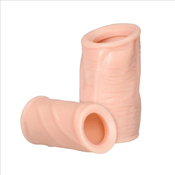 Oamenii Preputului Corector Fimoza Intarziere Ejaculare Penis Sleeve 2 buc/set Inel de Penis jucarii Sexuale pentru Barbati Reutilizabile Prezervative 3673