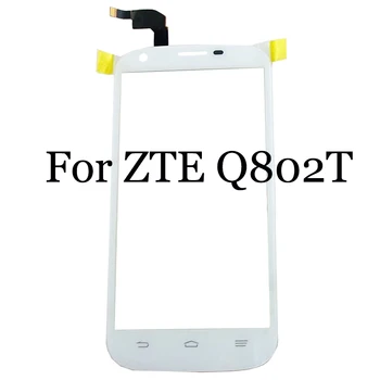 Pentru ZTE Q802T panou de Ecran Tactil Digitizer Senzor Pentru ZTE Q 802T Atinge Stouch panoul de sticlă cu amprentă digitală cablu flex Pentru Q802 T 25710