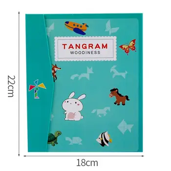 Picătură Navă 96 Puzzle-Uri Tangram Magnetic Copii Jucarii Montessori Educaționale Carte De Magie Costum Pentru Copii Pentru Copii 3203