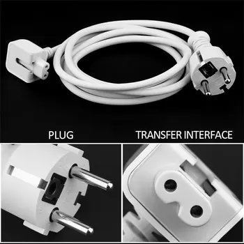 Profesionale Internaționale Cablu de Extensie Cablu pentru MacBook Pro Încărcător Cablu de Cablu de Alimentare, Adaptor US/UE/AU Plug 8134