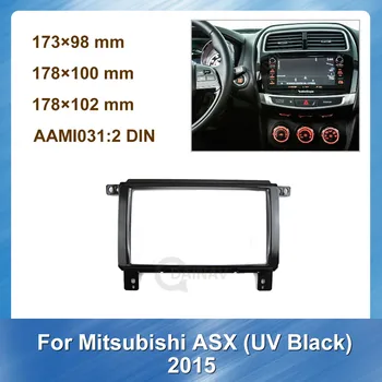 Radio auto Fascia de Navigare GPS Fascia Panou pentru Mitsubishi ASXUV Negru Stereo Auto Autoradio Auto Retehnologizare DVD Cadru 4455