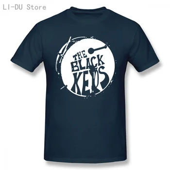 The Black Keys Logo-Ul Trupei De Muzică Negru T Confortabil Tricou