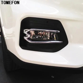 TOMEFON Auto Styling Exterior 2 buc ABS Cromat Pentru Hyundai ix35 2018 Masina lămpii de Ceață Față Lampă Capac Acoperire Ornamente 111963