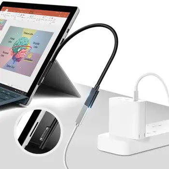 USB de Tip C 15V PD Alimentare Adaptor Încărcător Cablu de Încărcare pentru Microsoft Surface Pro 7/6/5/4/3/GO/CARTE Laptop 1/2/3 11