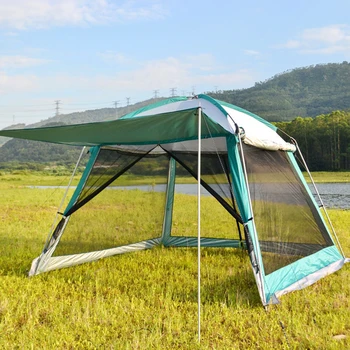 În aer liber Integrat pergola Corturi de Camping în aer liber la Soare Adăpost rezistent la apa Anti-UV Respirabil Țânțari dovada Tent Picnic Foișor 2288