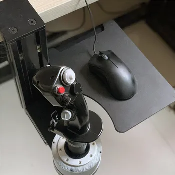 Îngroșat Metal Mouse-ul Tastatura Tava de Montare Pentru THRUSTMASTER Hotas X56 VKB Simulator de Zbor Joystick Accesorii 30029