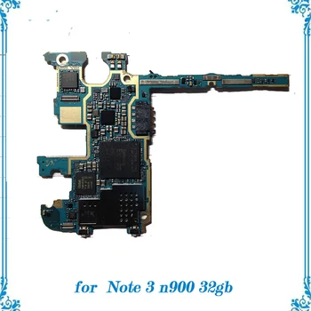 Înlocuirea Deblocat pentru Samsung galaxy Note 3 N900 placa de baza 32gb full funcție de placa de baza cu chip Logic Board 2046
