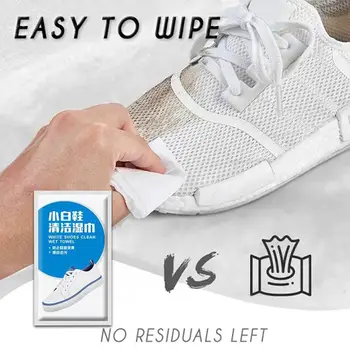 10buc Pantofi Albi de Curățare de Călătorie Portabil Împachetate Individual de Unică folosință Adidași Pantofi Șervețele de Curățare Cleaning Tool Perie de Pantofi