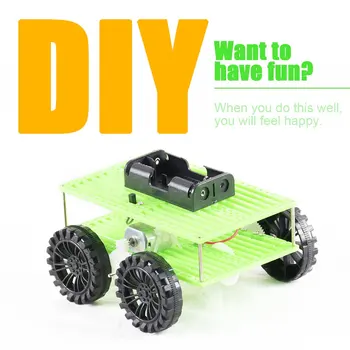 Model de Jucărie pe Patru roți Vehicul Off-road No. 169 Inteligenta Copiilor Mici Jucării de Asamblare